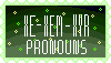 xe/xem/xyr pronouns